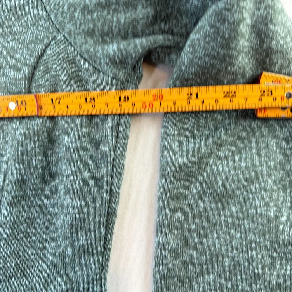 Columbia Women's M Green Fleece Hoodie Pullover Button Neck Sweater